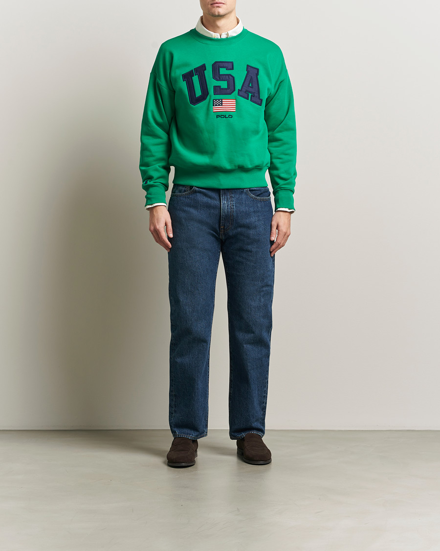 Homme | Pulls Et Tricots | Polo Ralph Lauren | USA Sweatshirt Billiard Green