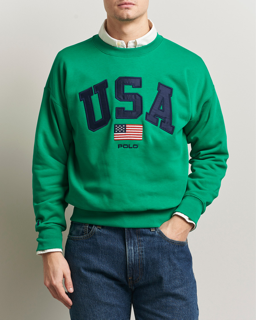 Homme | Pulls Et Tricots | Polo Ralph Lauren | USA Sweatshirt Billiard Green