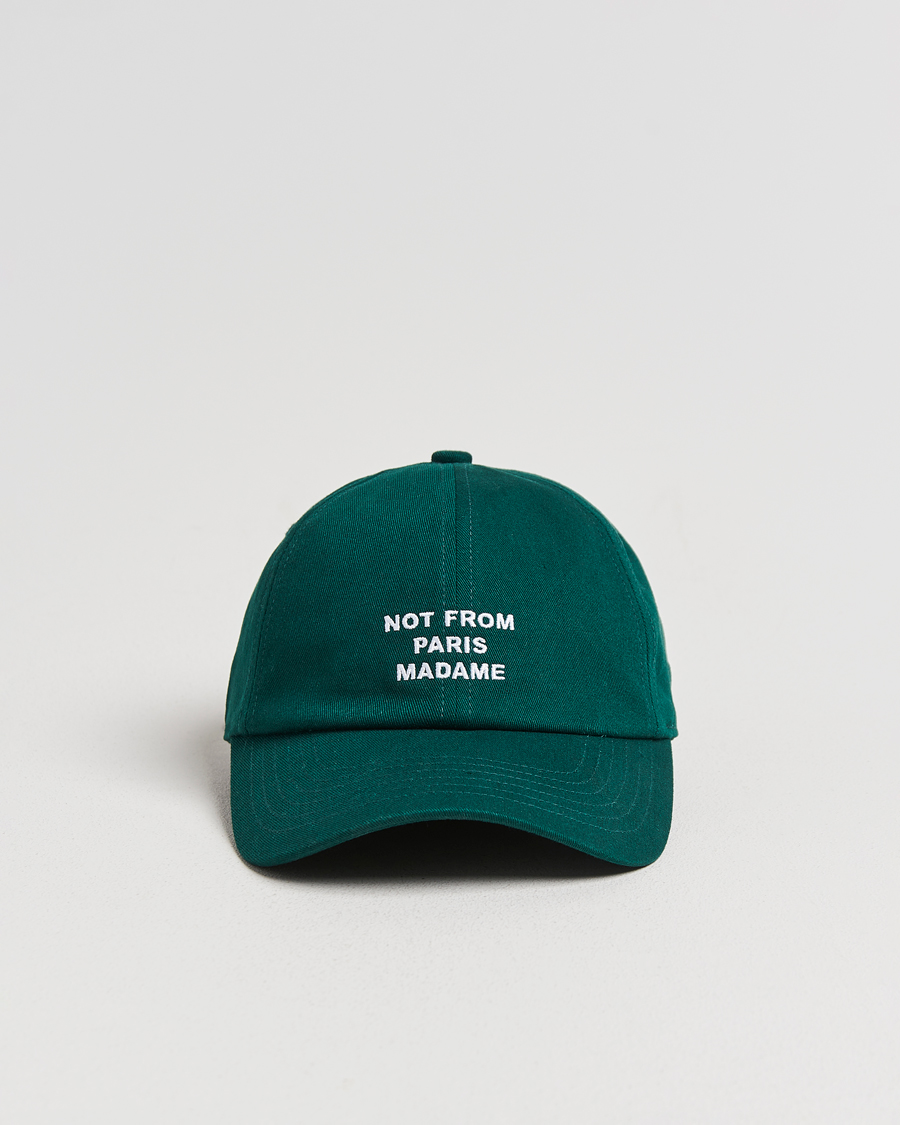 Homme | Bobs Et Casquettes | Drôle de Monsieur | Slogan Baseball Cap Dark Green