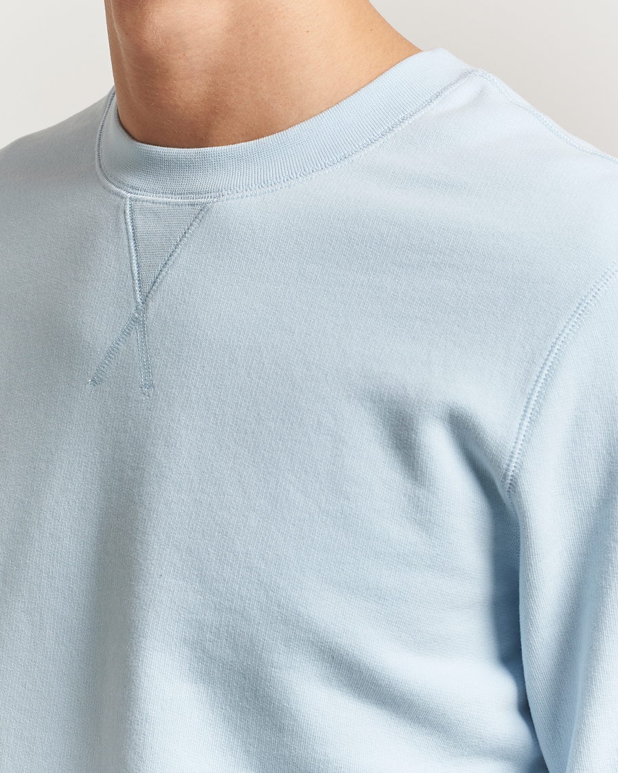 Homme | Pulls Et Tricots | Sunspel | Loopback Sweatshirt Frost Blue