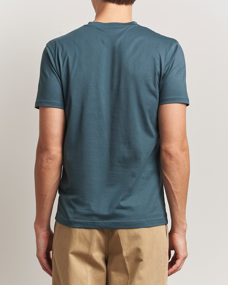 Homme | T-shirts | Sunspel | Riviera Midweight T-Shirt Dark Petrol