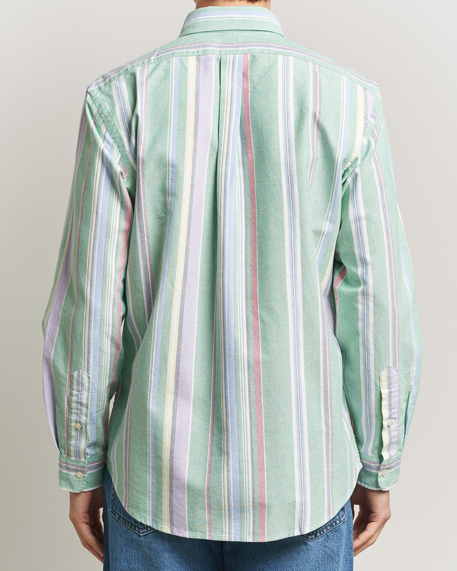 Homme | Chemises | Polo Ralph Lauren | Custom Fit Oxford Checked Shirt Green/Purple