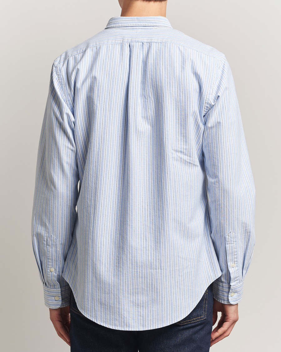 Homme | Chemises | Polo Ralph Lauren | Slim Fit Oxford Striped Shirt Light Blue/White