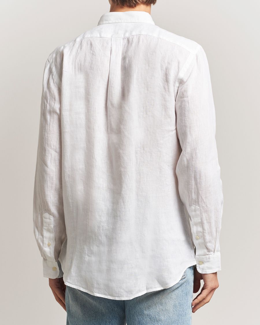 Homme | Chemises | Polo Ralph Lauren | Slim Fit Linen Shirt White