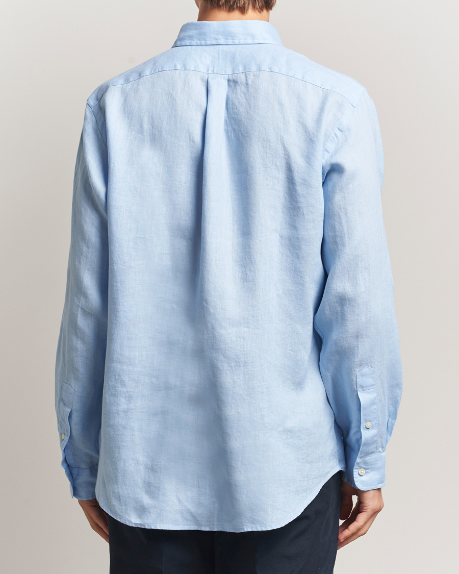 Homme | Chemises | Polo Ralph Lauren | Custom Fit Linen Shirt Office Blue