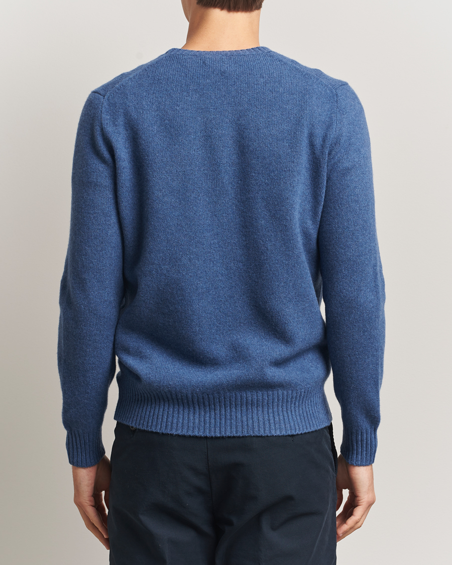 Homme | Pulls Et Tricots | Polo Ralph Lauren | Wool/Cashmere Crew Neck Seasalt Blue Heather