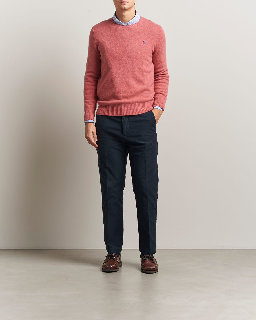 Homme | Pulls Et Tricots | Polo Ralph Lauren | Wool/Cashmere Crew Neck Strawberry Gelato