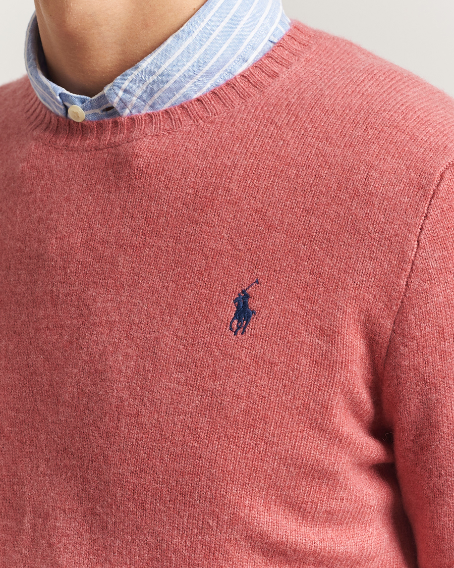 Homme | Pulls Et Tricots | Polo Ralph Lauren | Wool/Cashmere Crew Neck Strawberry Gelato