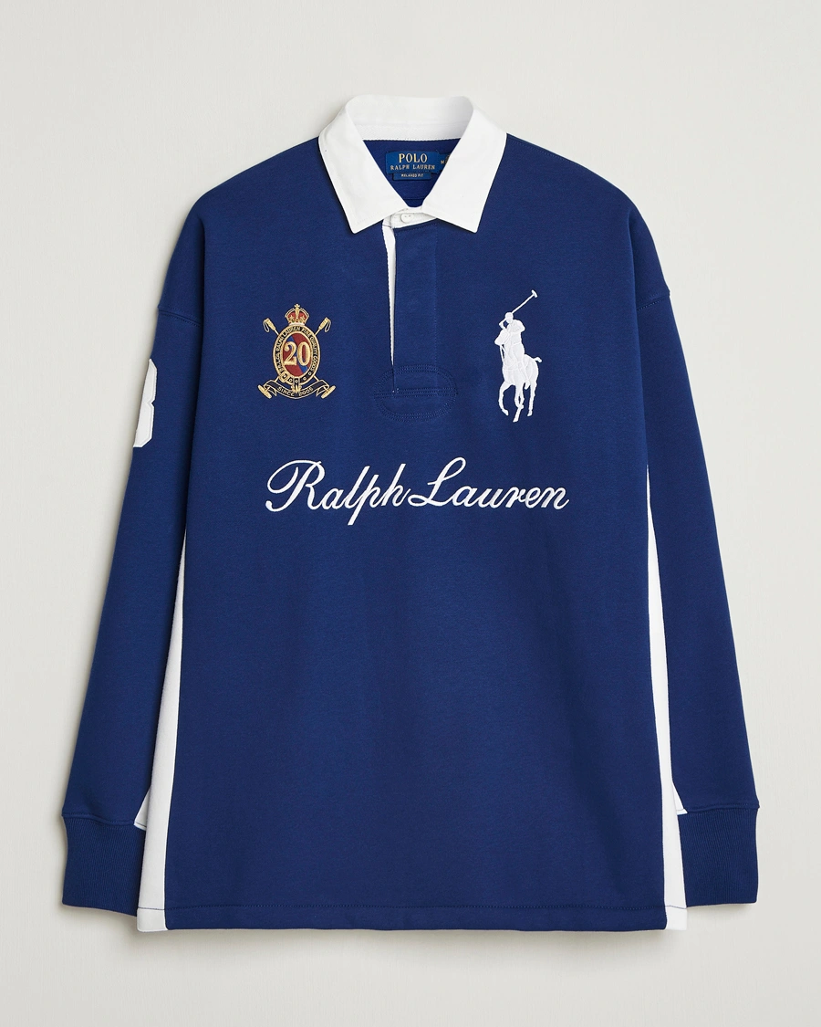Homme | Pulls Et Tricots | Polo Ralph Lauren | Big Pony Rugby Sweater Fall Royal