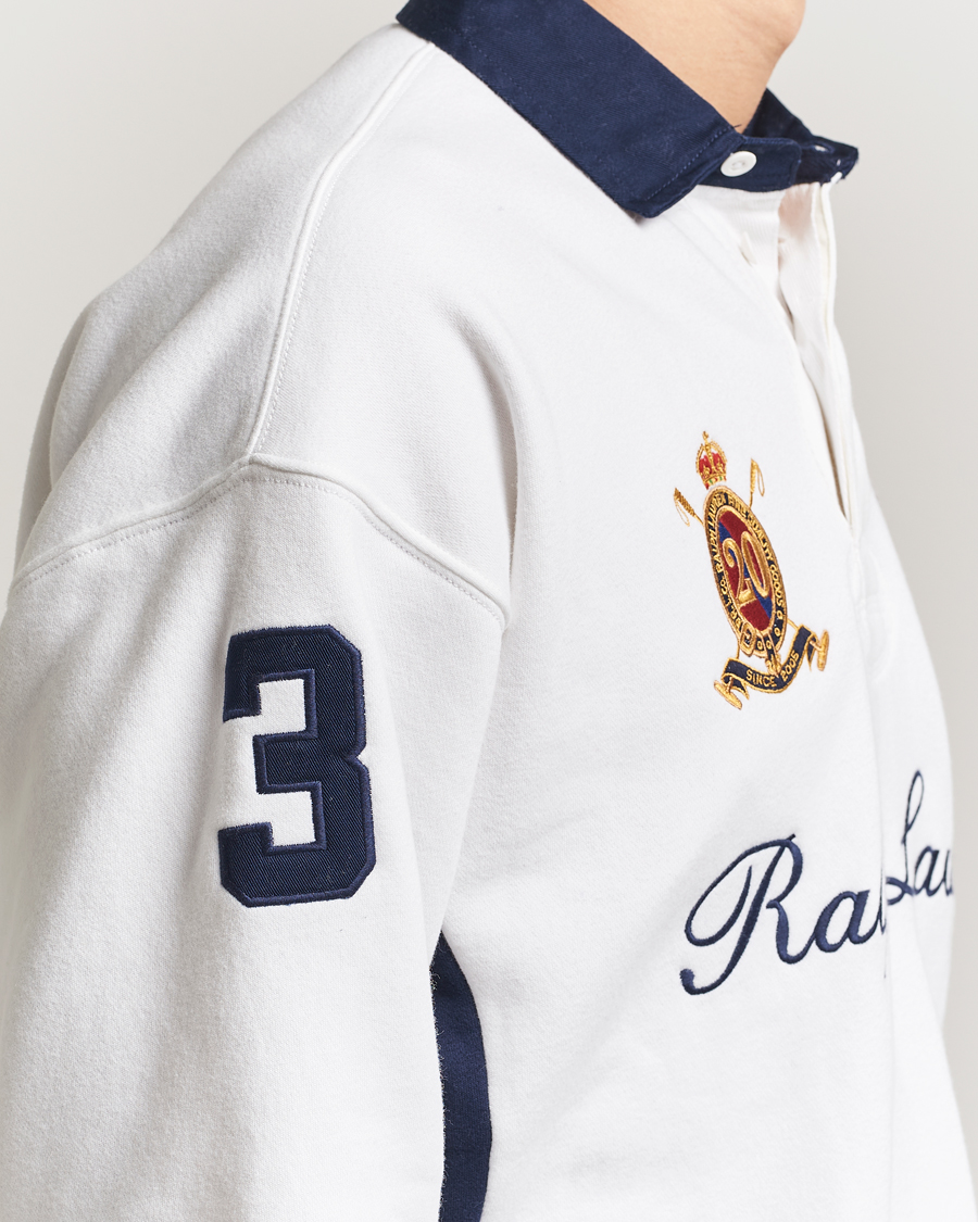 Homme | Pulls Et Tricots | Polo Ralph Lauren | Big Pony Rugby Sweater White