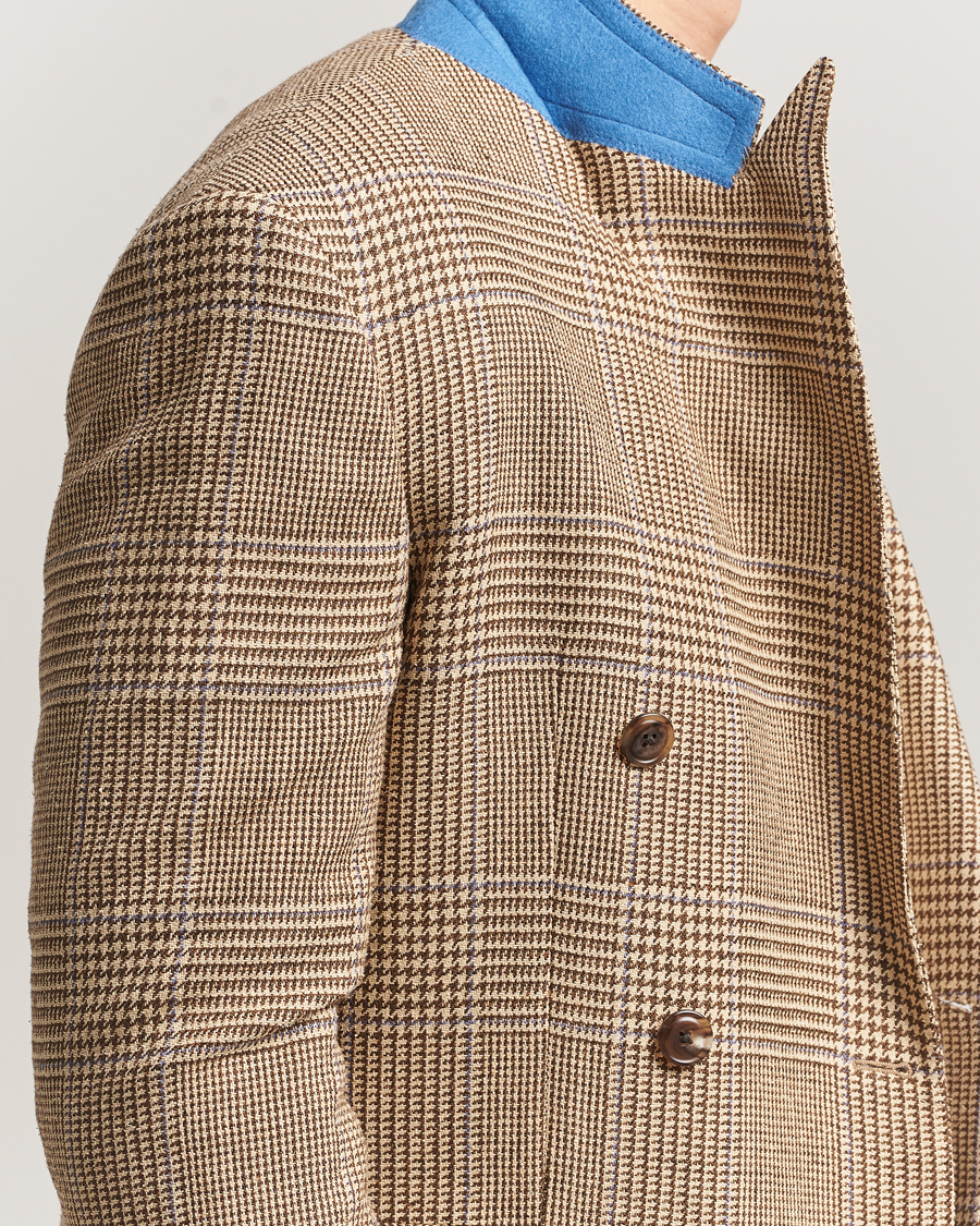 Homme | Blazers | Polo Ralph Lauren | DB Wool Prince of Wales Blazer Sand/Brown