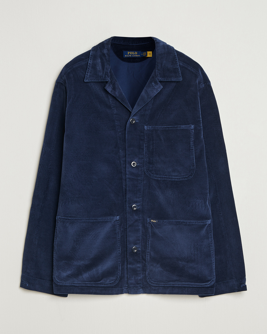 Homme | Chemises | Polo Ralph Lauren | Corduroy 10W Overshirt Newport Navy