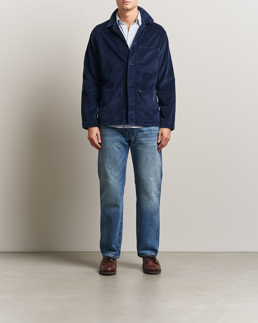 Homme | Chemises | Polo Ralph Lauren | Corduroy 10W Overshirt Newport Navy