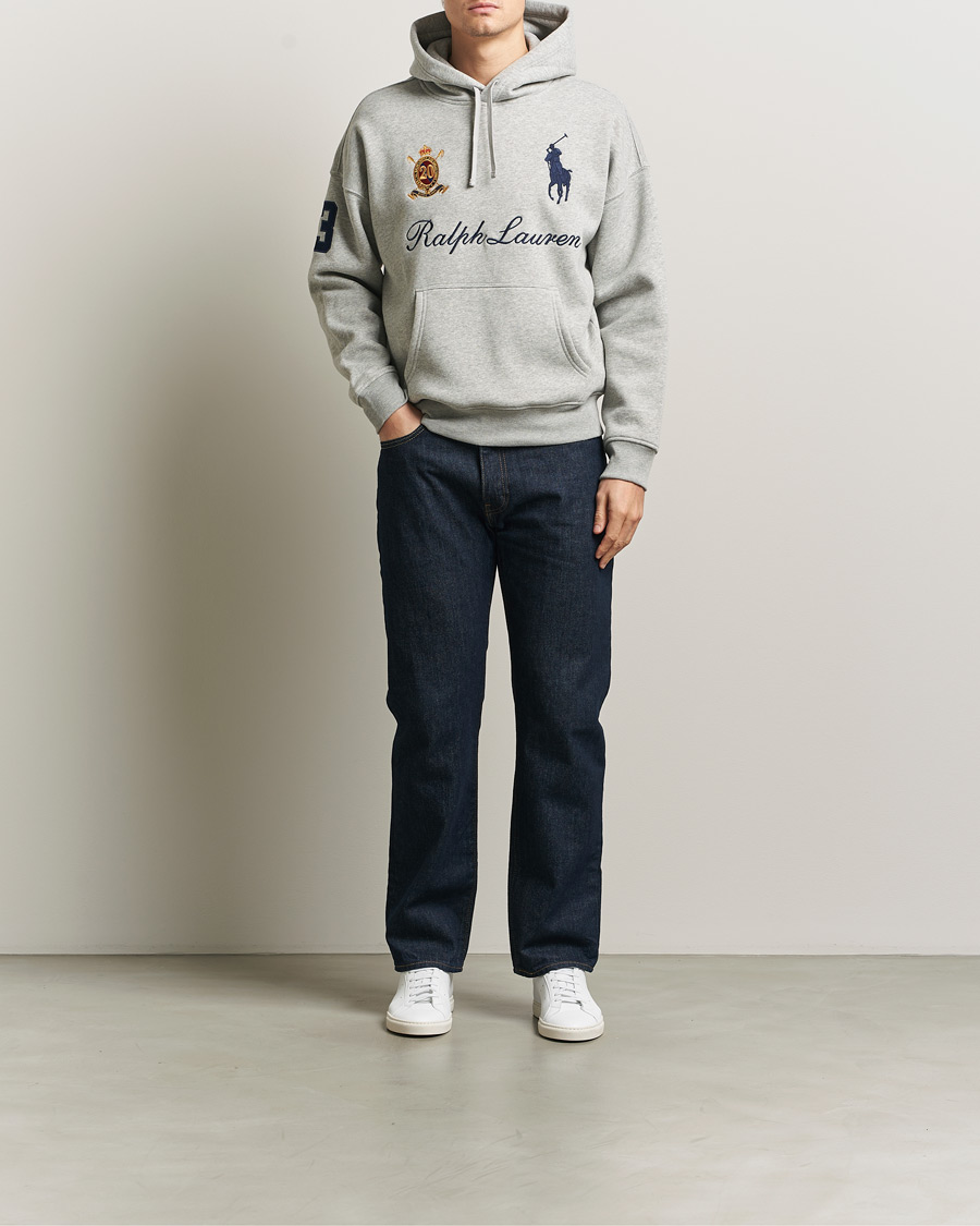 Homme | Pulls Et Tricots | Polo Ralph Lauren | Big Pony Hoodie Andover Heather