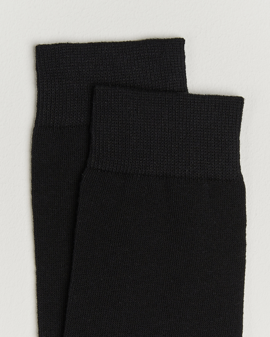 Homme | Sous-Vêtements Et Chaussettes | Care with Carl | 10-Pack Solid Cotton Socks BLACK