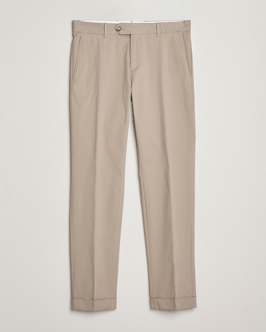Homme | Pantalons | BOSS BLACK | Genius Cotton Trousers Beige
