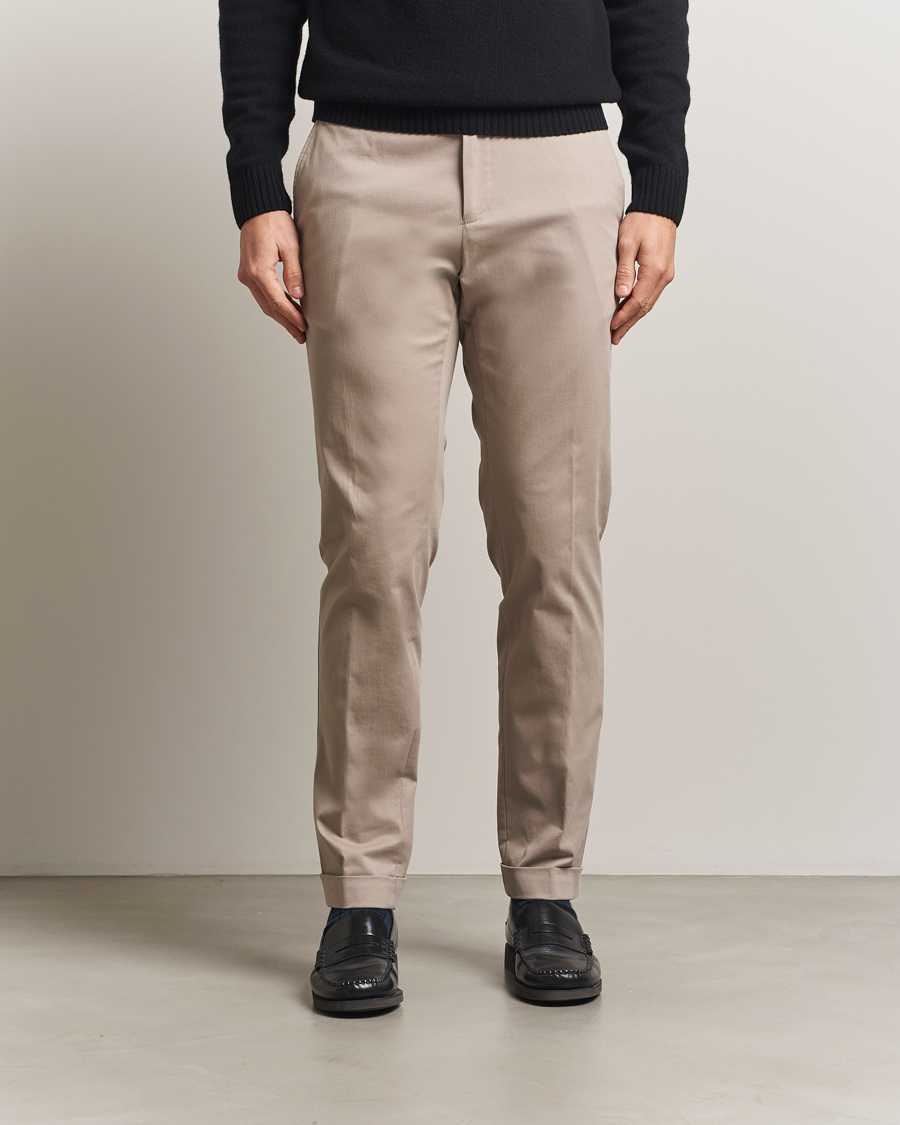 Homme | Pantalons | BOSS BLACK | Genius Cotton Trousers Beige
