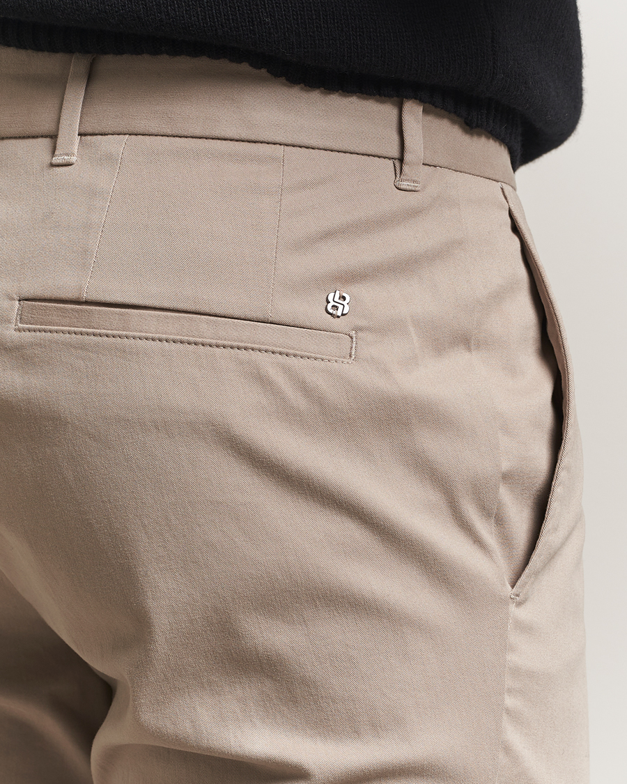 Homme | Pantalons | BOSS BLACK | Genius Cotton Trousers Beige