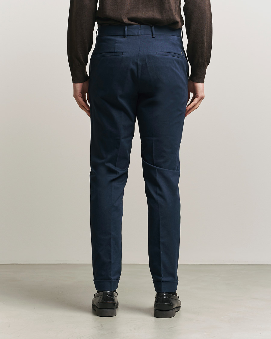 Homme | Pantalons | BOSS BLACK | Genius Cotton Trousers Dark Blue