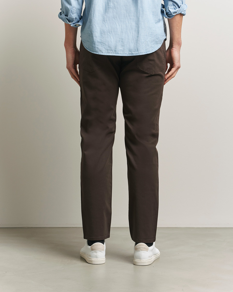 Homme | Pantalons | BOSS BLACK | Re.Maine Cotton 5-Pocket Pants Dark Brown