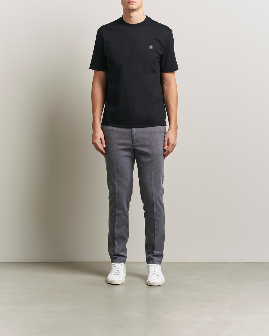 Homme | T-shirts | BOSS BLACK | Taut Regular Fit T-Shirt Black