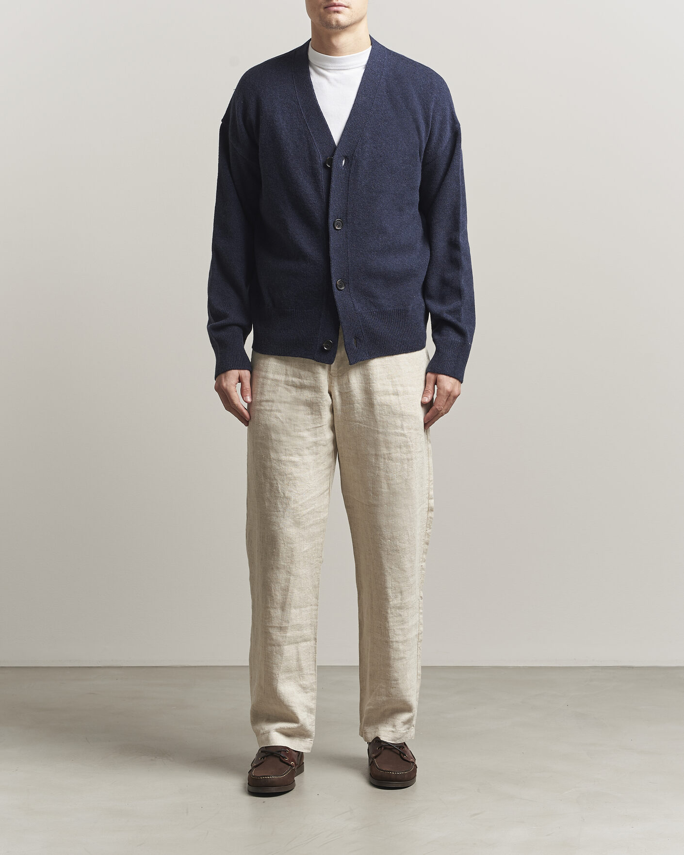 Homme | Pulls Et Tricots | BOSS BLACK | Ucone Wool Knitted Cardigan Dark Blue