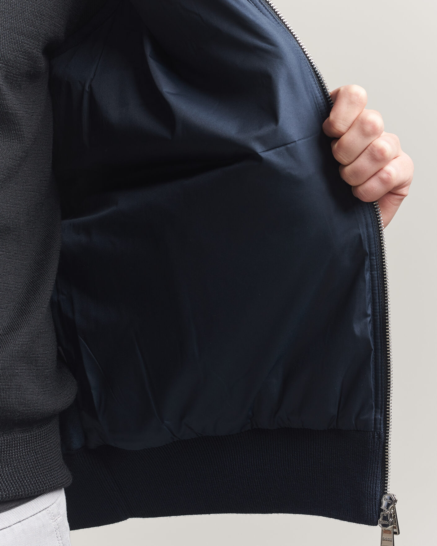 Homme | Gilets | BOSS BLACK | Urwin Cotton/Wool Vest Dark Blue