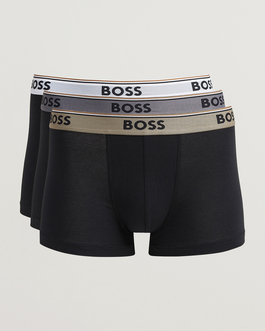 Homme | Sous-Vêtements Et Chaussettes | BOSS BLACK | 3-Pack Trunk Black