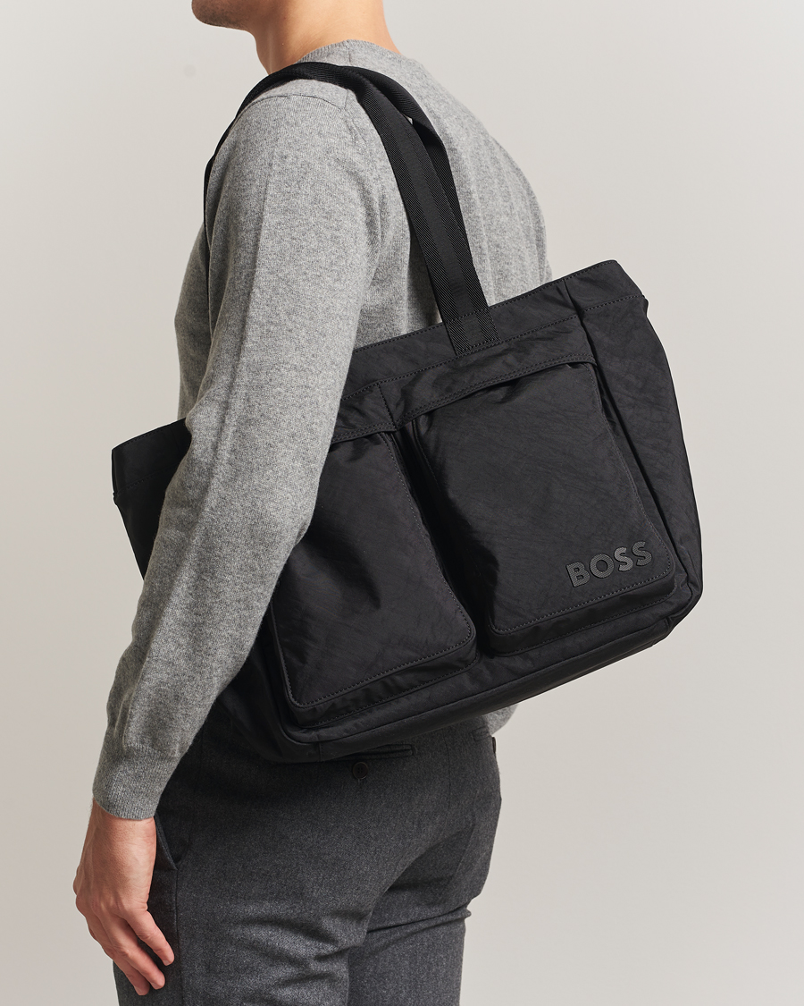 Homme | Sacs | BOSS BLACK | Catch Nylon Tote Bag Black