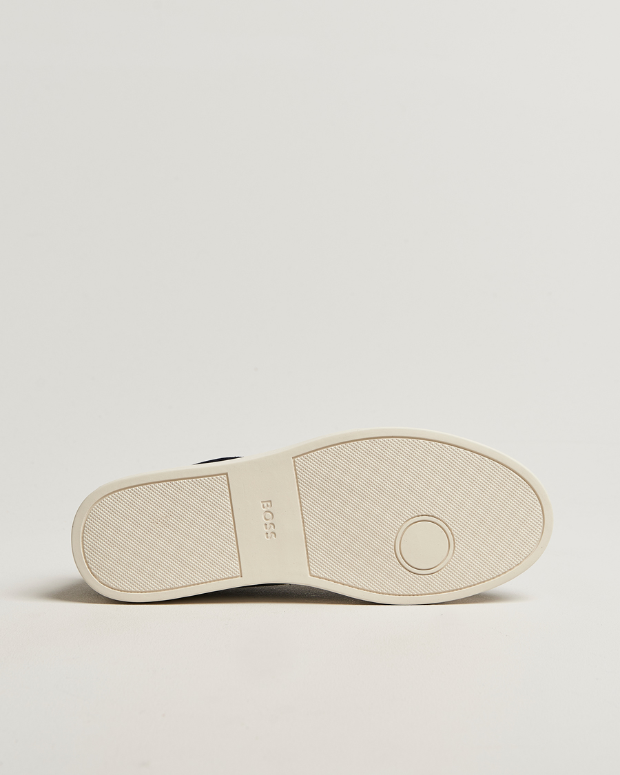 Homme | Baskets | BOSS BLACK | Kieran Suede Sneaker Dark Blue