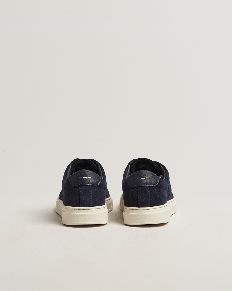 Homme | Baskets | BOSS BLACK | Kieran Suede Sneaker Dark Blue