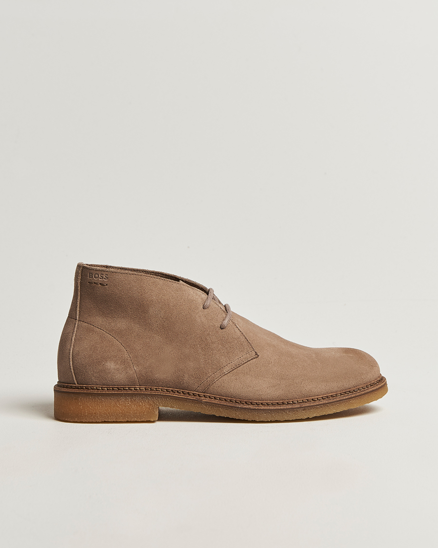 Homme | Bottes | BOSS BLACK | Kope Suede Desert Boots Medium Beige