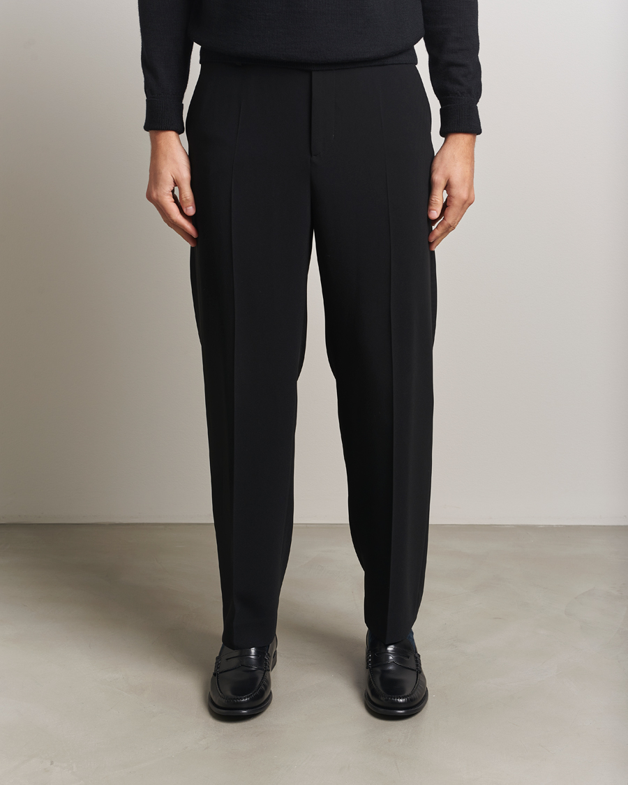 Homme | Loafers | BOSS BLACK | Tevan Leather Moccasin Black