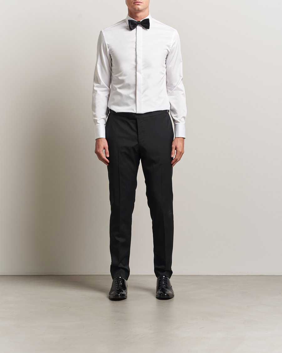 Homme | Chemises | Tiger of Sweden | Adley Tuxedo Shirt Pure White