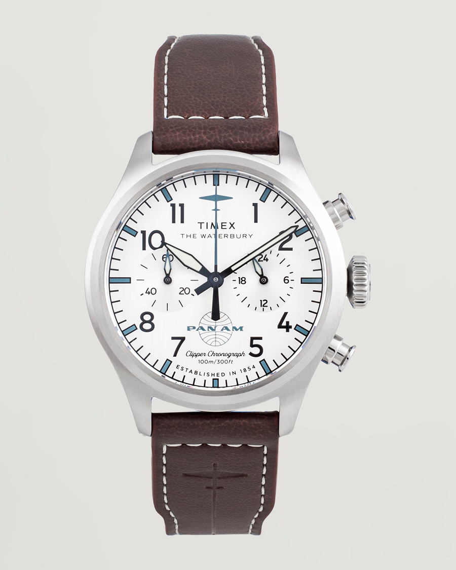 Homme | Timex Waterbury Ace Pan Chronograph 41mm Silver Dial | Timex | Waterbury Ace Pan Chronograph 41mm Silver Dial