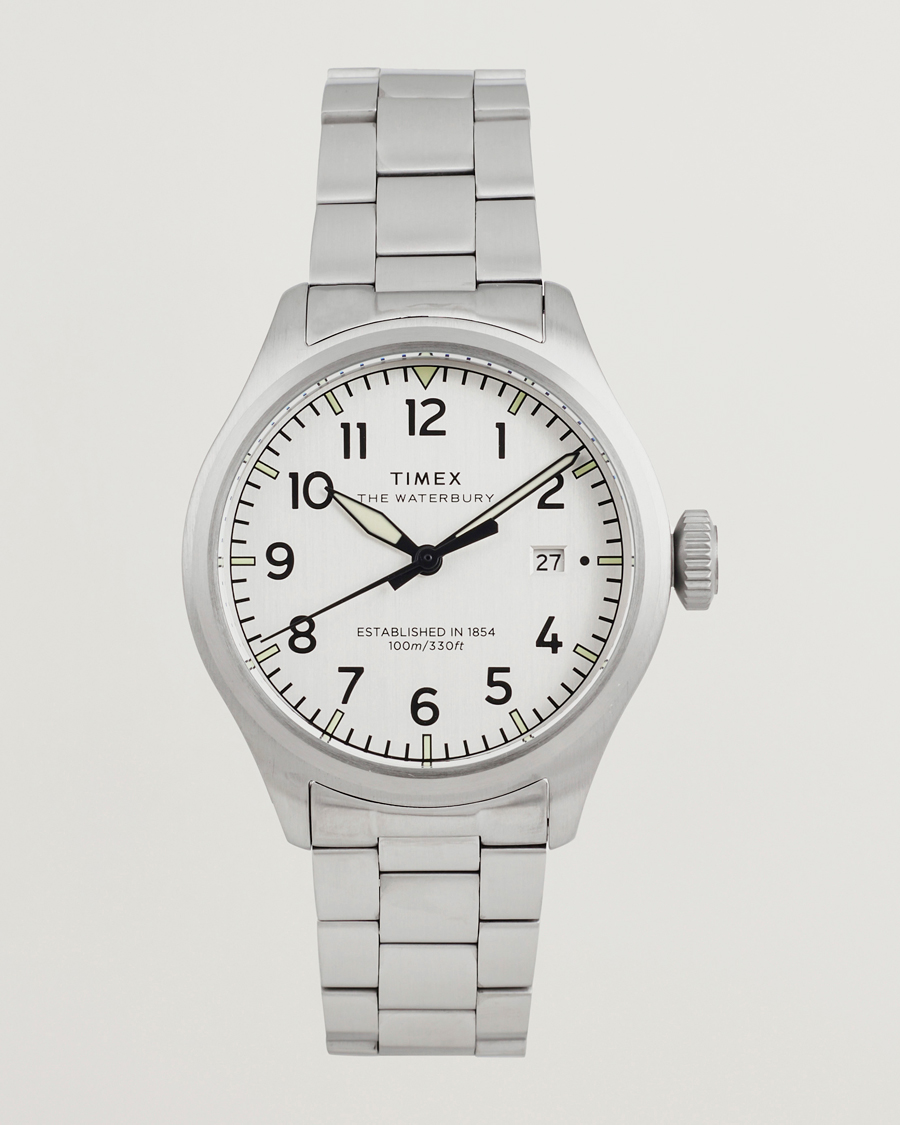 Homme | Timex Waterbury Ace 3-Hand 41mm Silver Dial | Timex | Waterbury Ace 3-Hand 41mm Silver Dial