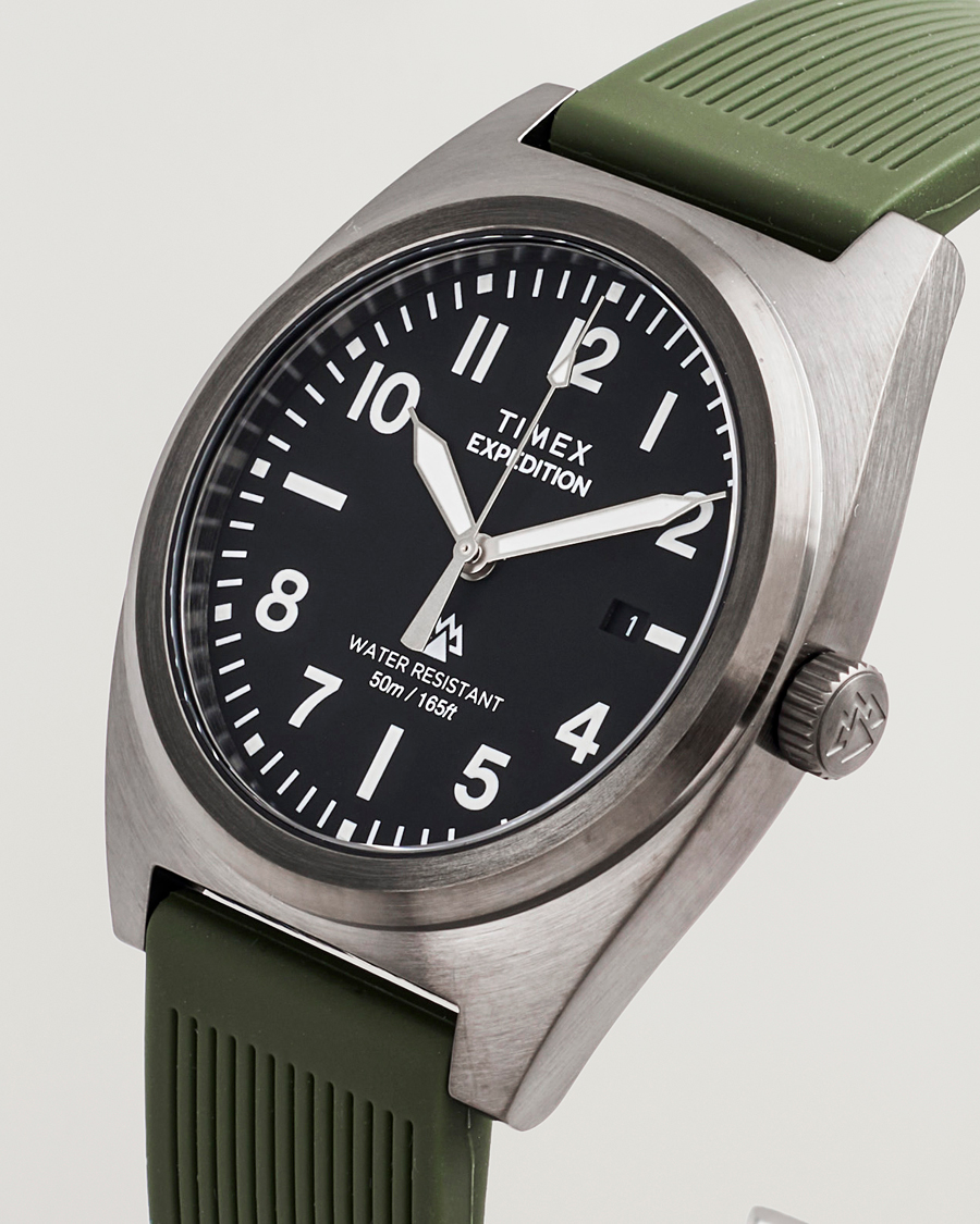 Homme | Timex Expedition Capstone Silicone Strap 39mm Black Dial | Timex | Expedition Capstone Silicone Strap 39mm Black Dial