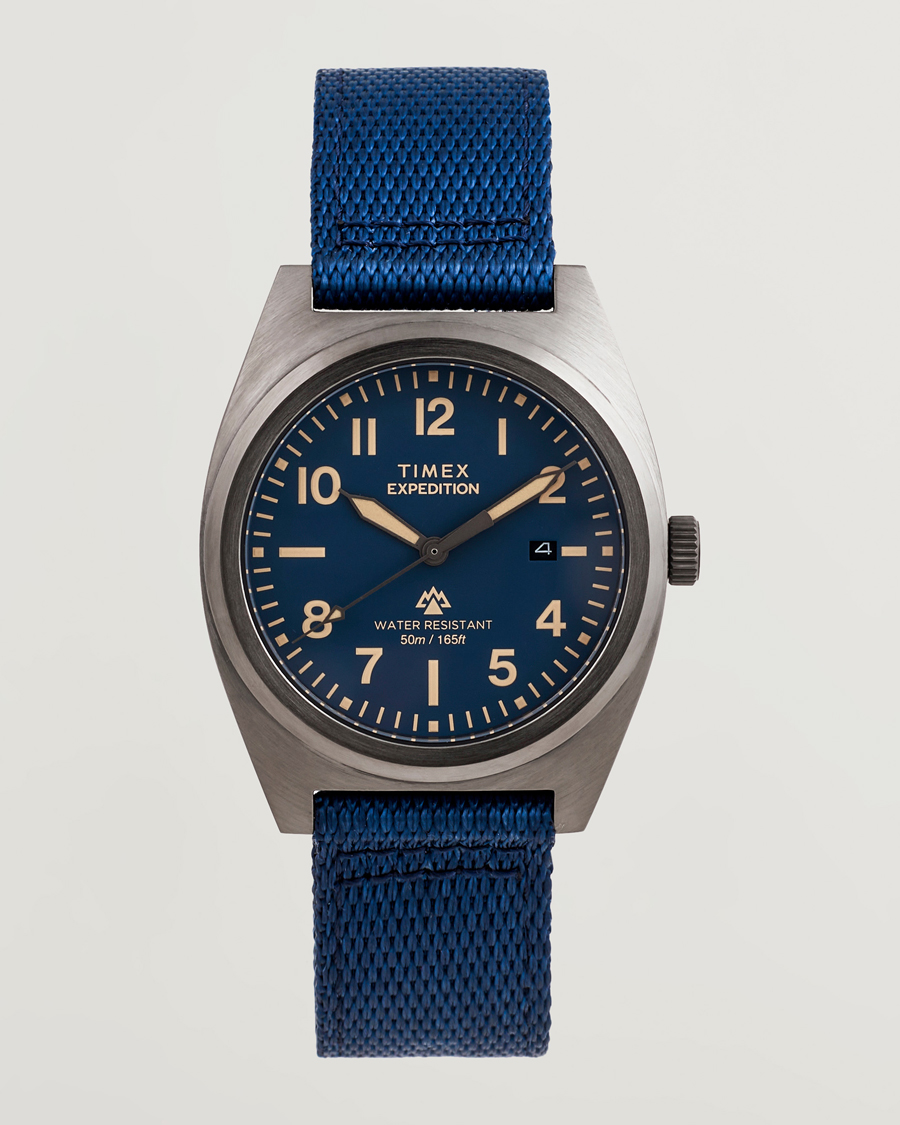 Homme | Timex Expedition Capstone rPET Strap 39mm Blue Dial | Timex | Expedition Capstone rPET Strap 39mm Blue Dial