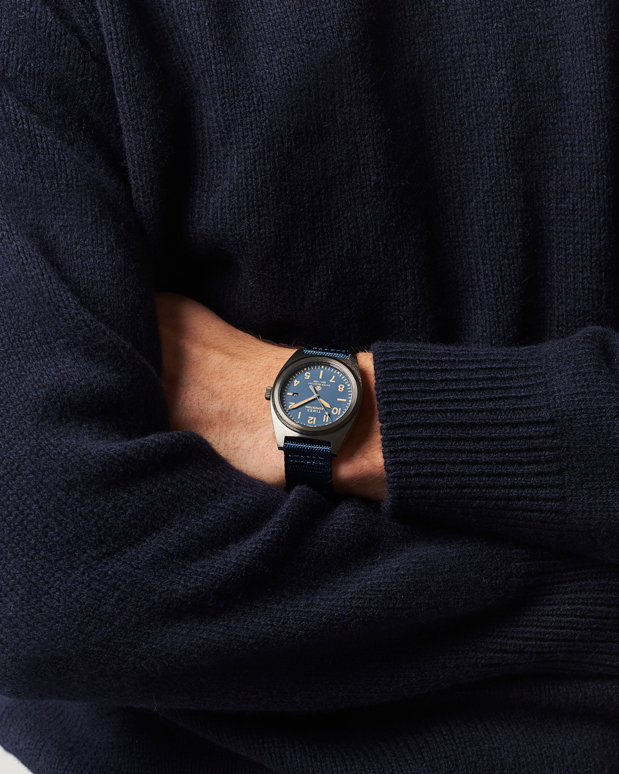 Homme | Timex Expedition Capstone rPET Strap 39mm Blue Dial | Timex | Expedition Capstone rPET Strap 39mm Blue Dial
