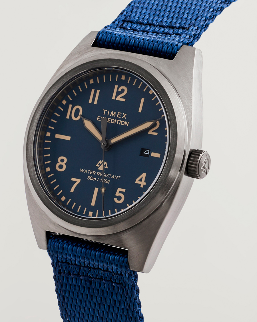 Homme | Timex Expedition Capstone rPET Strap 39mm Blue Dial | Timex | Expedition Capstone rPET Strap 39mm Blue Dial
