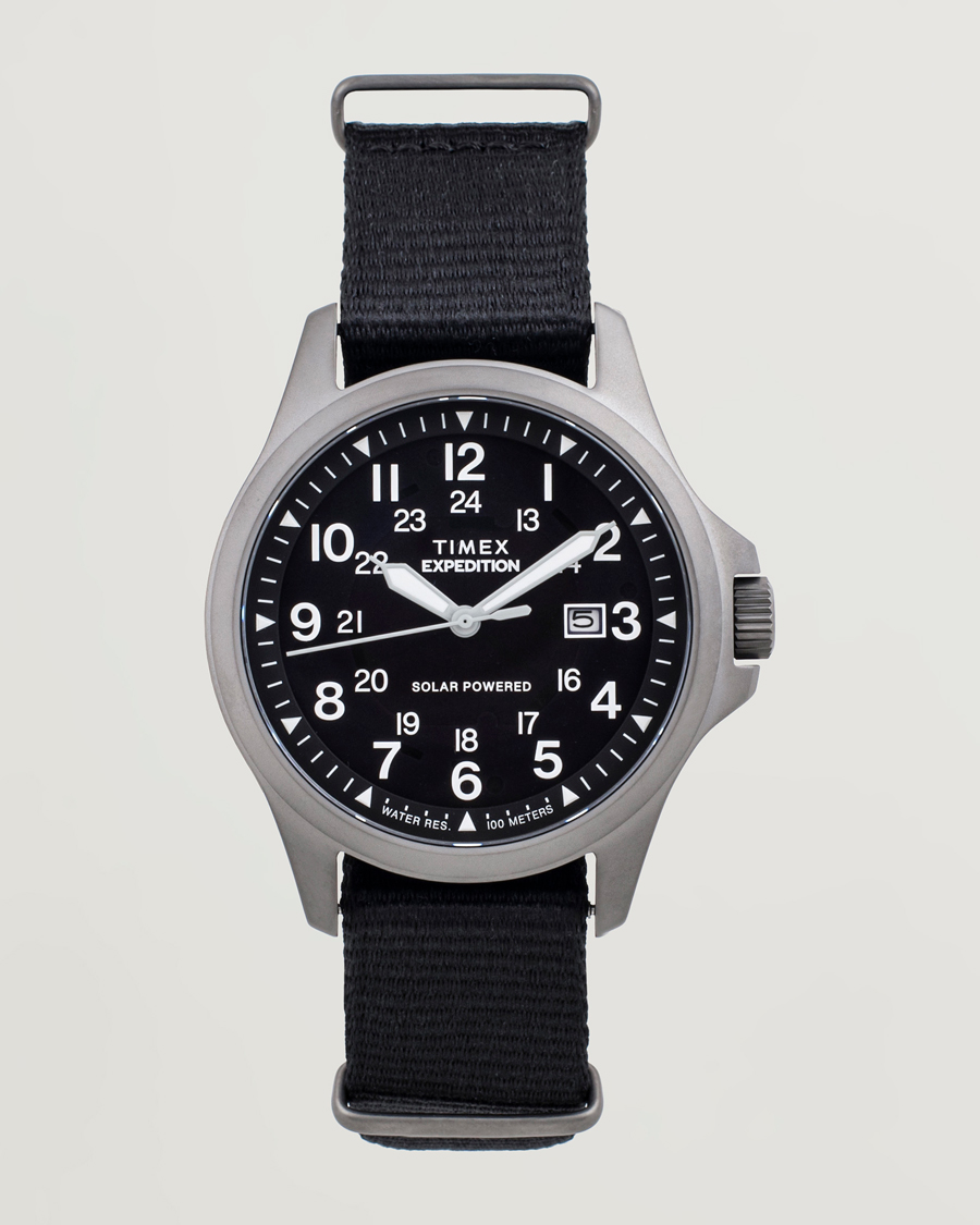 Homme | Timex Expedition Field Post Solar rPET Strap 36mm Black Dial | Timex | Expedition Field Post Solar rPET Strap 36mm Black Dial