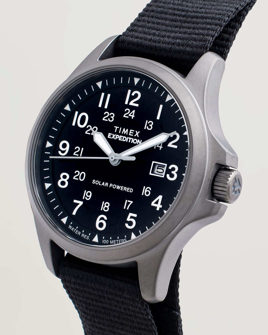 Homme | Timex Expedition Field Post Solar rPET Strap 36mm Black Dial | Timex | Expedition Field Post Solar rPET Strap 36mm Black Dial