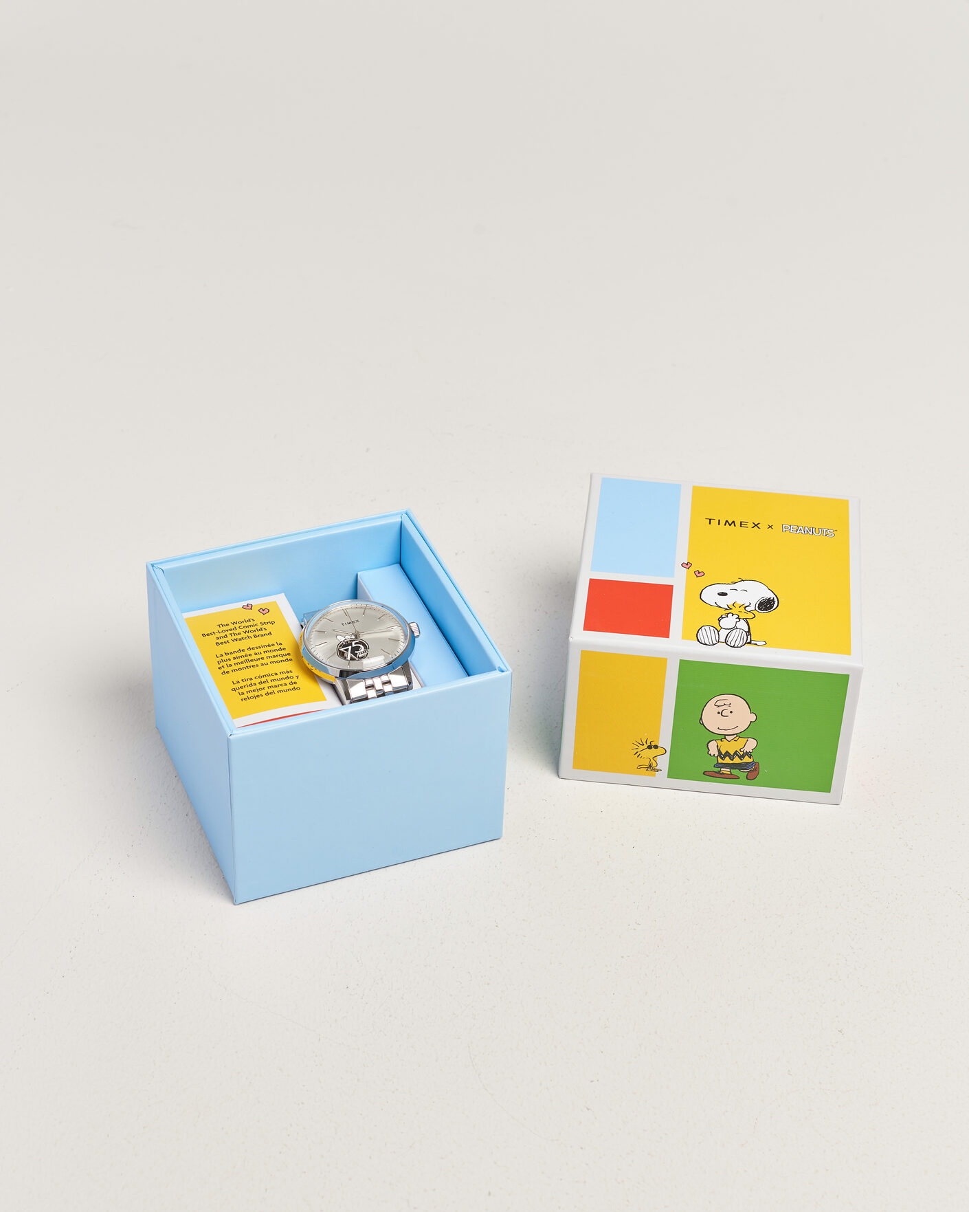 Homme | Timex Timex X Peanuts Snoopy Marlin Automatic 40mm Silver | Timex | X Peanuts Snoopy Marlin Automatic 40mm Silver