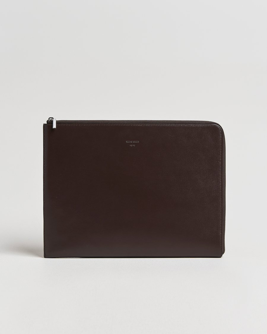 Homme | Tiger of Sweden Vitama Leather Portfolio Dark Brown | Tiger of Sweden | Vitama Leather Portfolio Dark Brown