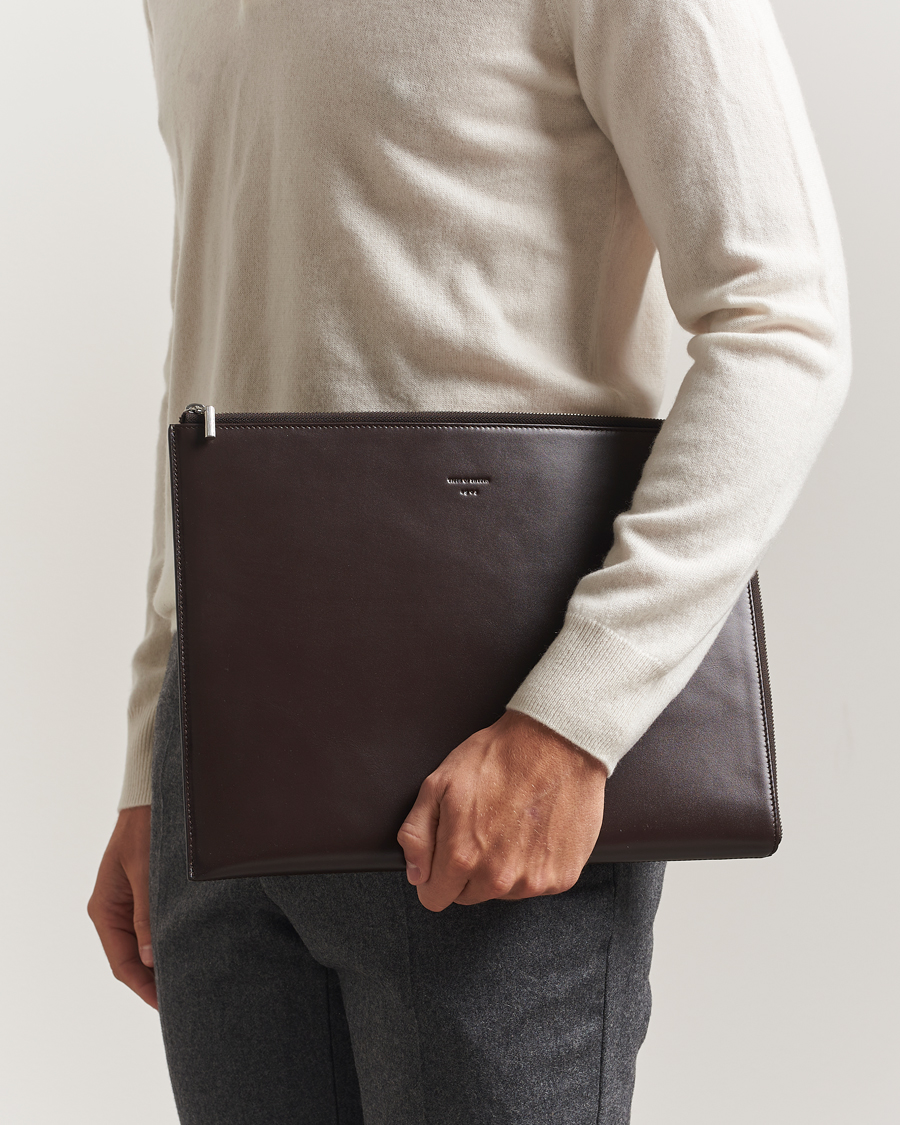 Homme | Tiger of Sweden Vitama Leather Portfolio Dark Brown | Tiger of Sweden | Vitama Leather Portfolio Dark Brown