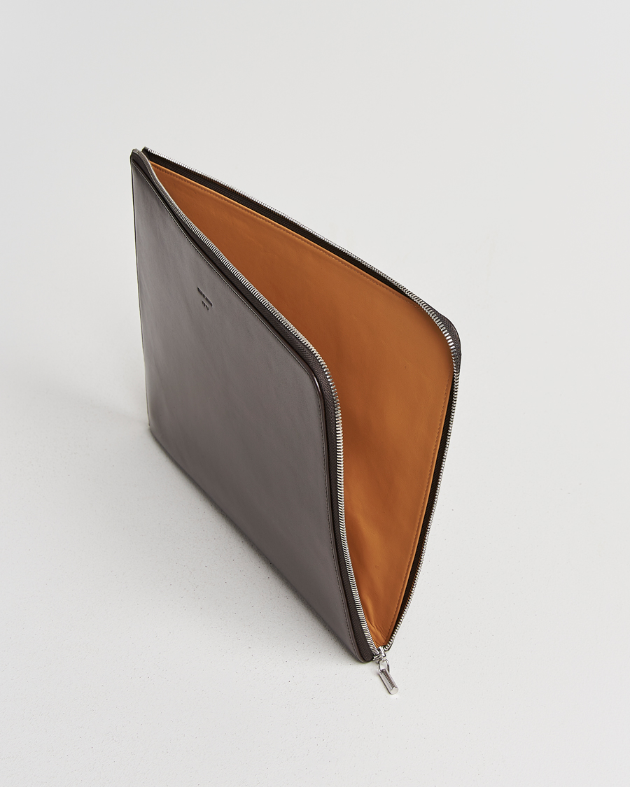 Homme | Tiger of Sweden Vitama Leather Portfolio Dark Brown | Tiger of Sweden | Vitama Leather Portfolio Dark Brown