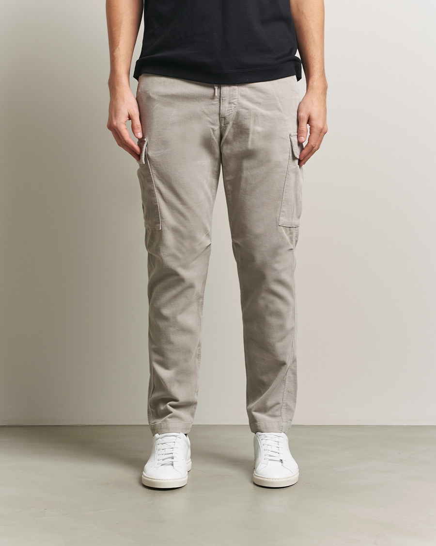 Homme | Pantalons | Polo Ralph Lauren | Corduroy Cargo Pants Grey Dawn