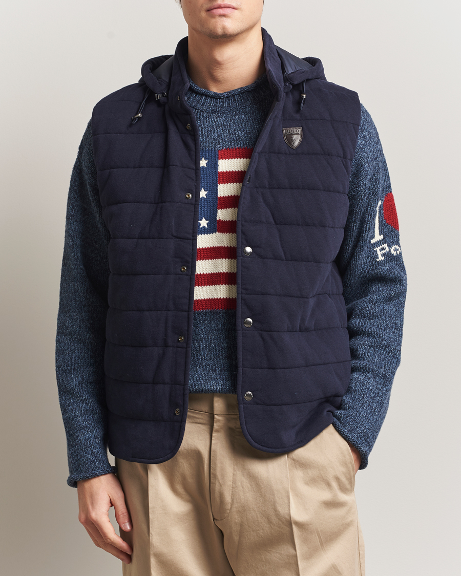 Homme | Gilets | Polo Ralph Lauren | Double Knitted Vest RL Navy