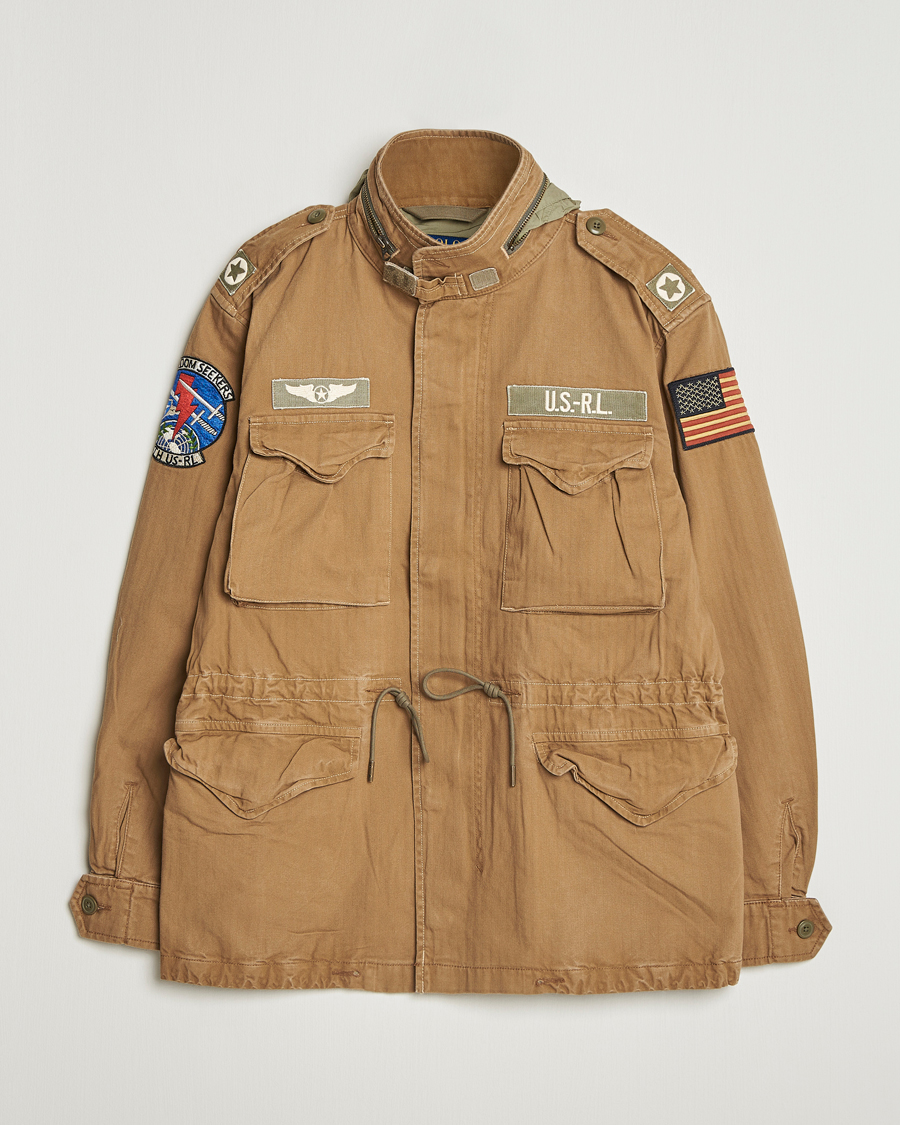 Homme | Manteaux Et Vestes | Polo Ralph Lauren | Herringbone Field Patch Jacket Sandsurf