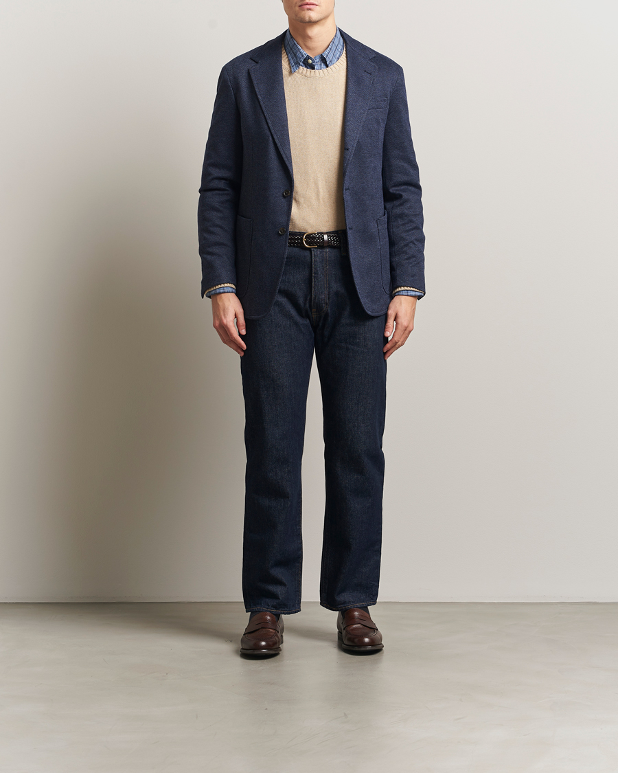 Homme | Blazers | Polo Ralph Lauren | Herringbone Single Breasted Sportcoat Navy Multi